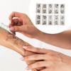 Unique Bargains Adult Realistic Halloween Fake Tattoos Black 10 Pcs - 4 of 4