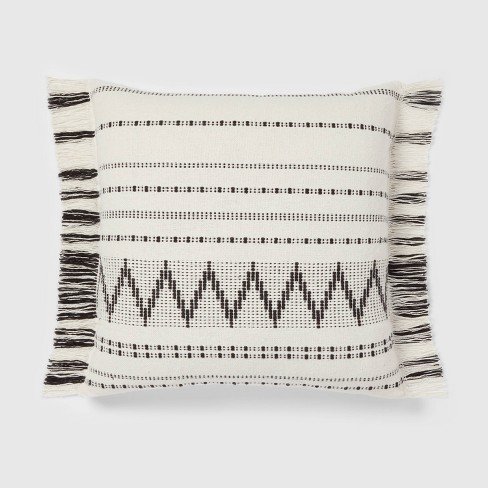 SAFAVIEH Grema Boho Fringe Decorative Accent Throw Pillow - On