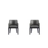 Set of 2 Gansevoort Modern Faux Leather Dining Armchairs - Manhattan Comfort - 2 of 4