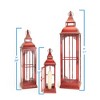 Melrose Ornamental Metal Floor Lantern (Set of 3) - image 4 of 4