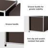 Fortune Candy 25.39'' Tall 1 Door Modular Design Metal Nightstand - 3 of 4