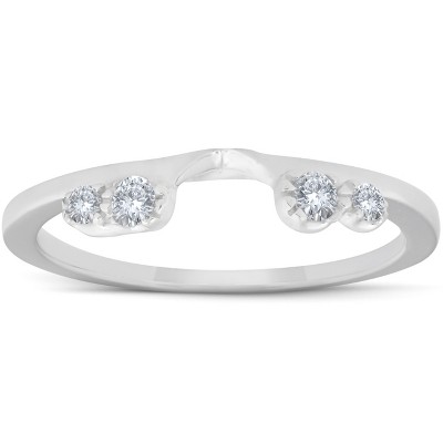 Pompeii3 1/5ct Diamond Enhancer Ring 14K White Gold