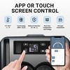 Car Refrigerator 16 Quart, APP & Touch Control Portable Fridge, 3 Levels (H/M/L) Protection, 12V Car Armrest Refrigerator with LCD Digital Display - 4 of 4