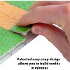 Monster Adventure Terrain- 50pc Grass Tile Expansion Pack- Hand-Painted 1x1" Tile Set- Easy Snap Creates Tabletop Terrain in Minutes- Customize RPGs - 2 of 4