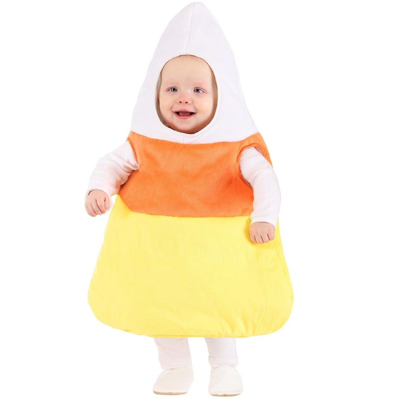 HalloweenCostumes.com Candy Corn Infant Costume, 3 of 5