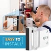 DOMETOUR Door Lock for Front Door Kids Safety Home Security Door Reinforcement Locks for Top of Inside Flip for Night Bedrooms Apartment - 4 of 4
