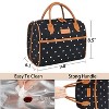 Women's Fashionable Insulated Lunch Bag with Leather Handle, Kids  Leakproof Lunch Cooler Tote, Reusable Lunch Box - Tirrinia - 3 of 4