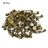 Unique Bargains Metal Blankets Crafts Brooch Making Home Sewing Safety Pins 50 Pcs - 3 of 4