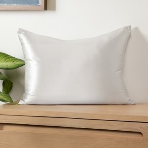 Luxurious 100% Silk Zippered Bed Pillowcase For Hair and Skin - 19 Momme - Becky Cameron - 1 of 4