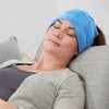 Aculief Headache, Migraine, & Stress Relief Hat - Natural Ice Mask for Tension & Muscle Pain – Light Blue - 3 of 4