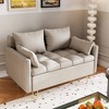 44.5 Inch Small Modern Loveseat Sofa Couch with Storage Under Seat Cushion - 3 of 4
