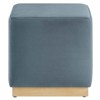 Modway Tilden 17 in. Square Performance Velvet Upholstered Ottoman - 2 of 4