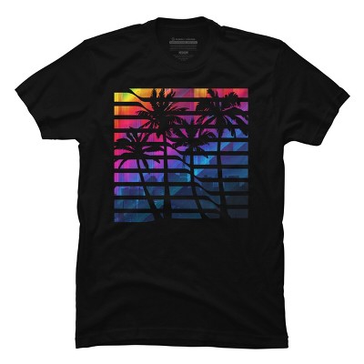Men's Design By Humans City Summer By clingcling T-Shirt