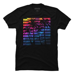 Men's Design By Humans City Summer By clingcling T-Shirt - 1 of 4