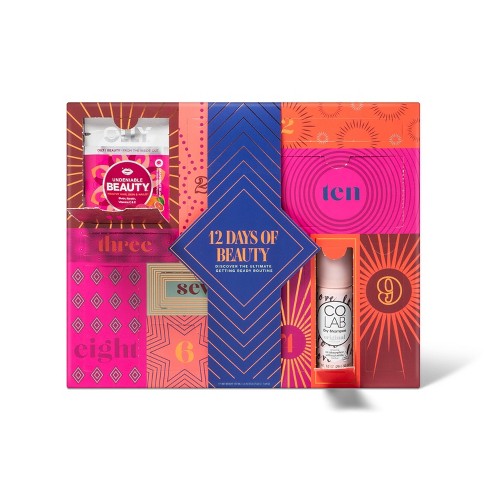 12 days of Beauty Advent Calendar Cosmetic Gift Set - 12ct - image 1 of 3