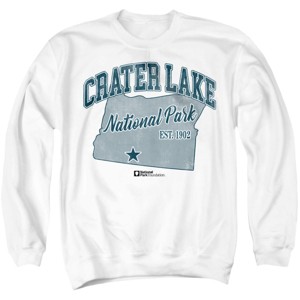 Men's Crater Lake National Park State Line Crewneck Sweatshirt - 1 of 4