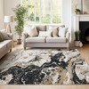 COZONY Washable Abstract Rug, Modern Marble Print Low Pile Carpet for Living Room and Office - 4 of 4