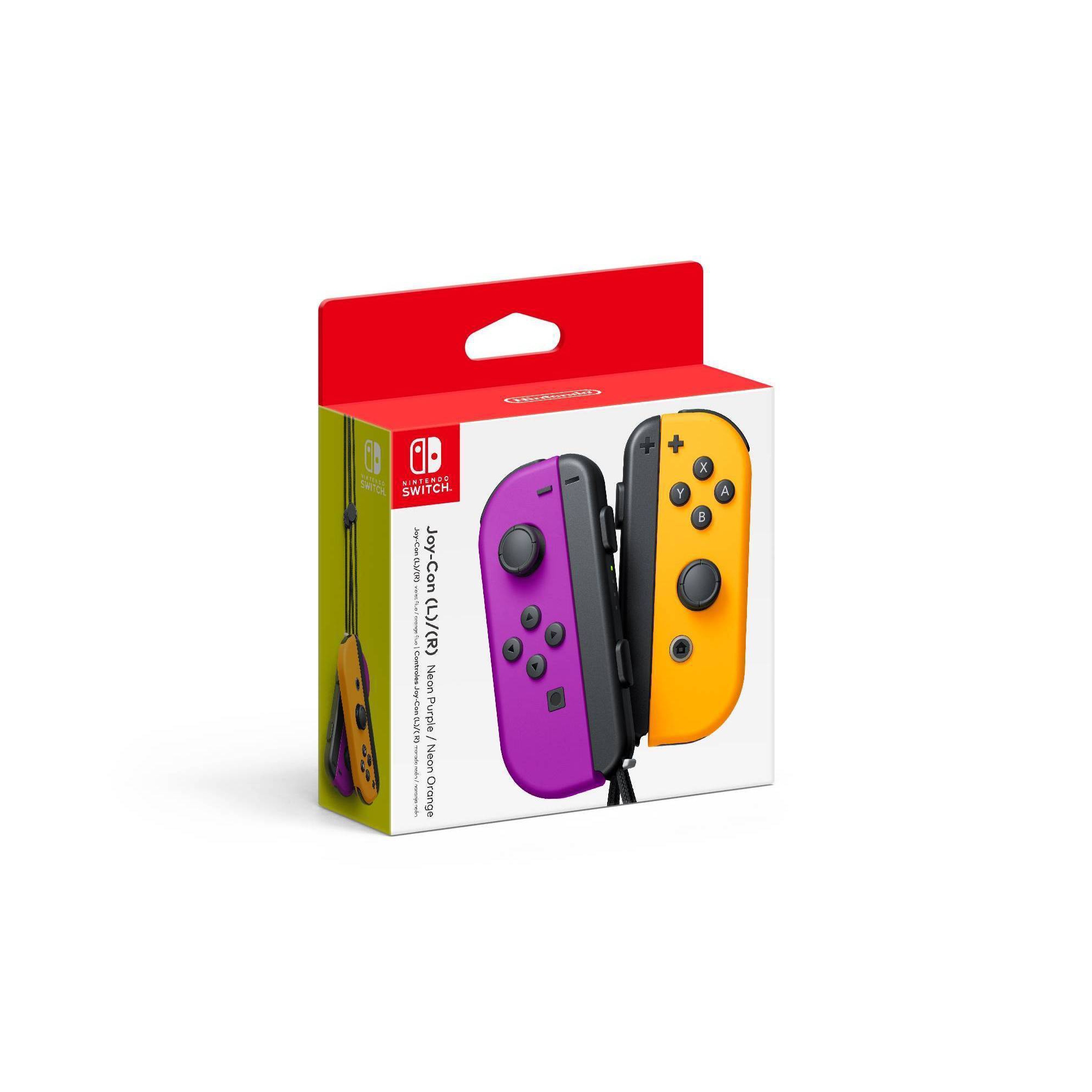 Nintendo Switch Joy-Con L/R - Neon Purple/Neon Orange