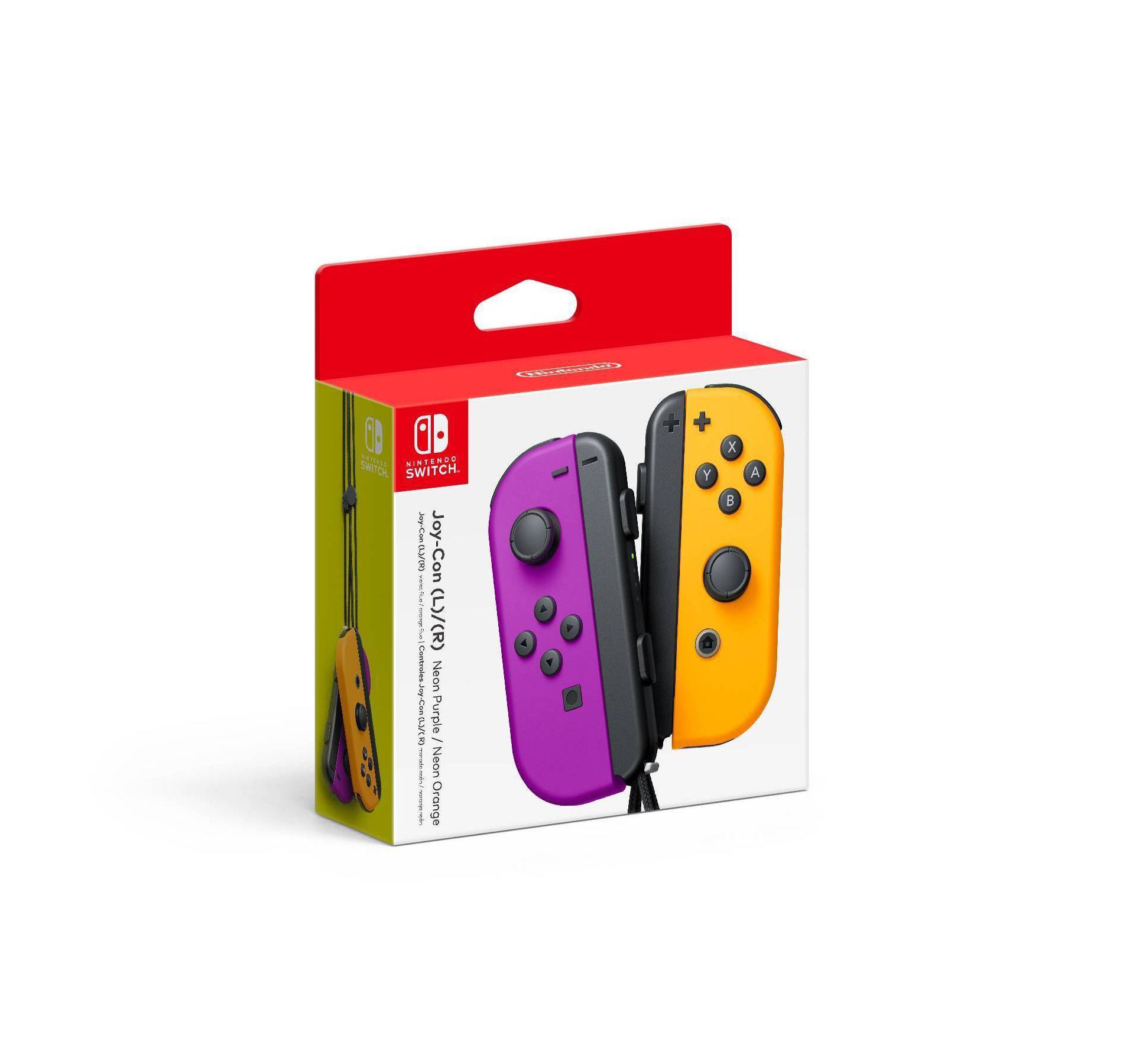 Nintendo Switch Joy-Con L/R - Neon Purple/Neon Orange