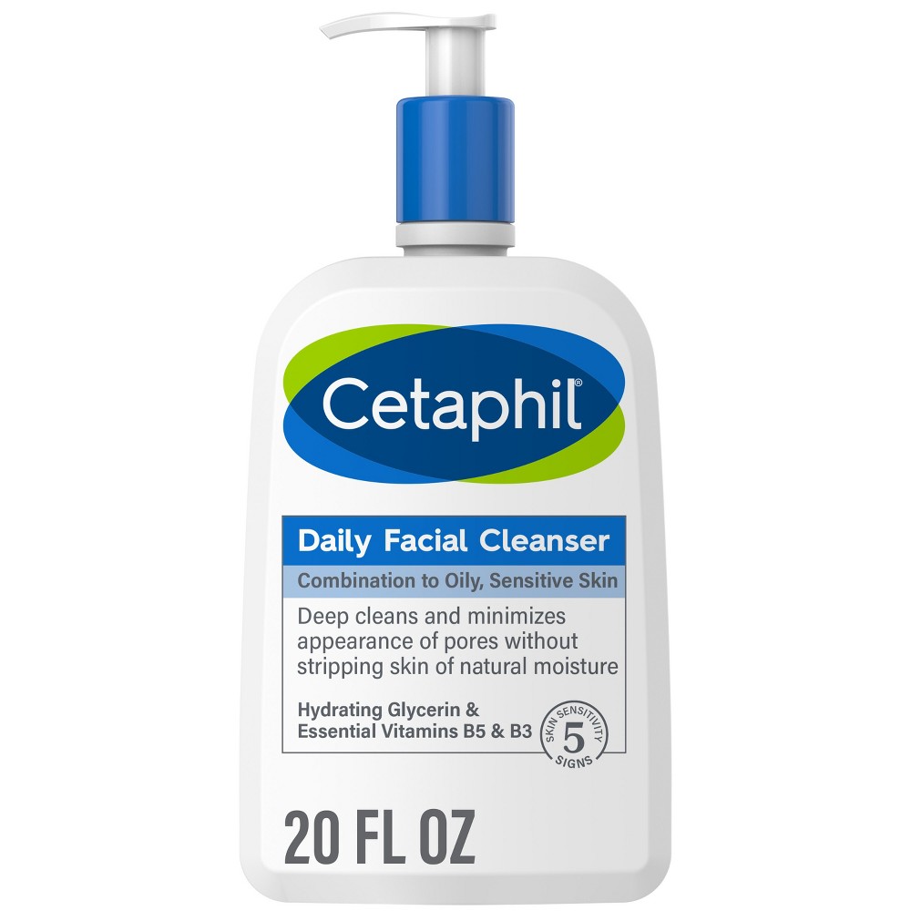 Photos - Cream / Lotion Cetaphil Daily Facial Cleanser - 20 fl oz 