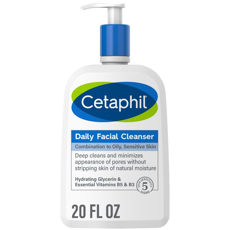 Cetaphil Daily Facial Cleanser - 20 fl oz, 1 of 9