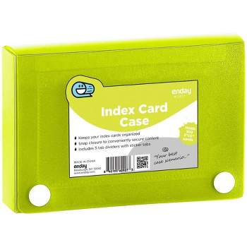 Enday 3" X 5" Index Card Case