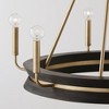 Capital Lighting Finn 6 - Light Chandelier in  Black Stain/Matte Brass - 4 of 4