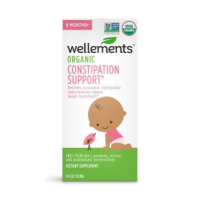 Wellements Organic Constipation Support - 4 fl oz