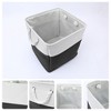 REGALWOVEN Square Fabric Collapsible Storage Basket Bin with Handle for Shelves Closet - 2 of 4
