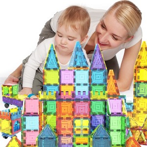Magnet Tiles Mag-Genius Magna Award Winning Building Magnetic Toy 199pc - 1 of 4