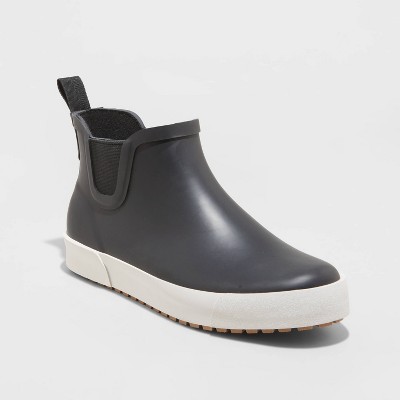 target womens black rain boots