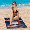 Columbus Blue Jackets NHL Zone Read Beach Towel 30 x 60 inches - 2 of 4