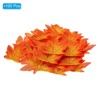 Unique Bargains Wedding Thanksgiving Halloween Decoration Fake Artificial Maple Leaves 100 Pcs - 3 of 4