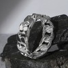 SOHI Women's Metallic Silver Metallic Chain Bracelet - 2 of 4