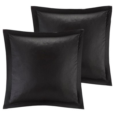 King Black Microfiber 24-Piece Damask Bedding Set
