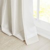 MAYEERTY 50x108" Twist Tab Lined Window Curtain Panel for Living Room White - 4 of 4