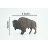 Collectible Wildlife Gifts | Buffalo, American Bison, Museum Quality, Hand Painted, Rubber Animal, Diorama, Toy,  Gift,  4 Inches.  CH765 BB192 - 3 of 4