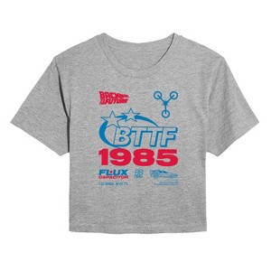 Women's - Back to the Future - Jersey Americana Cropped Graphic T-Shirt - 1 of 4