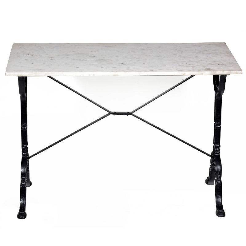 Draven Marble Top Bar Table White/Black - Carolina Chair &#38; Table, 4 of 7