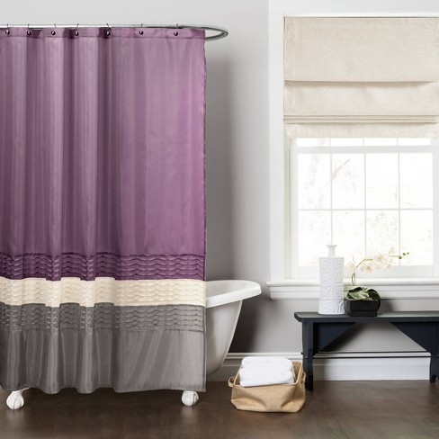 Mia Shower Curtain Lush Décor Target, Lavender Shower Curtain Target