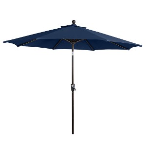 Home Fashions International 9' Round Suntastic Auto Tilt Outdoor Patio Canopy Market Umbrella - 1 of 1