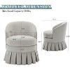 Upholstered Multi-Room Accent Chair - Modern Barrel Back Design with Solid Hardwood Frame - 2 of 4