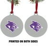Abilene Christian Secondary Logo Aluminum Holiday Christmas Tree Ornament - 2 of 4