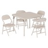 Kids Folding Table and Chairs Set , Toddler Activity Table Set for Playroom, Daycare, Classroom, Dining Room - 2 of 4