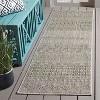 Courtyard CY8196 UV & Stain Resistant Non-Shedding Power Loomed Indoor/Outdoor Rugs - Safavieh - 2 of 4