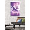 Trends International James Booker - Kitty Cat Riding On Space Galaxy Unicorn Framed Wall Poster Prints - 2 of 4