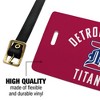 University of Detroit Mercy Titans Logo Luggage ID Tags Suitcase CarryOn Cards  Set of 2 - 2 of 4
