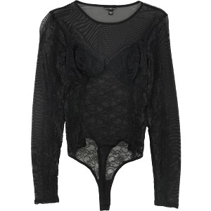 GUESS Womens Larisa Lace Thong Bodysuit Jumpsuit - 1 of 1