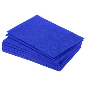 Unique Bargains Polyester Soft Home Handcrafts Project DIY Felt Fabric Sheets 18 Pcs - 1 of 4