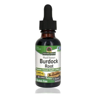 Natures Answer AF Burdock Root, 2000 mg Dietary Supplement, 1 oz